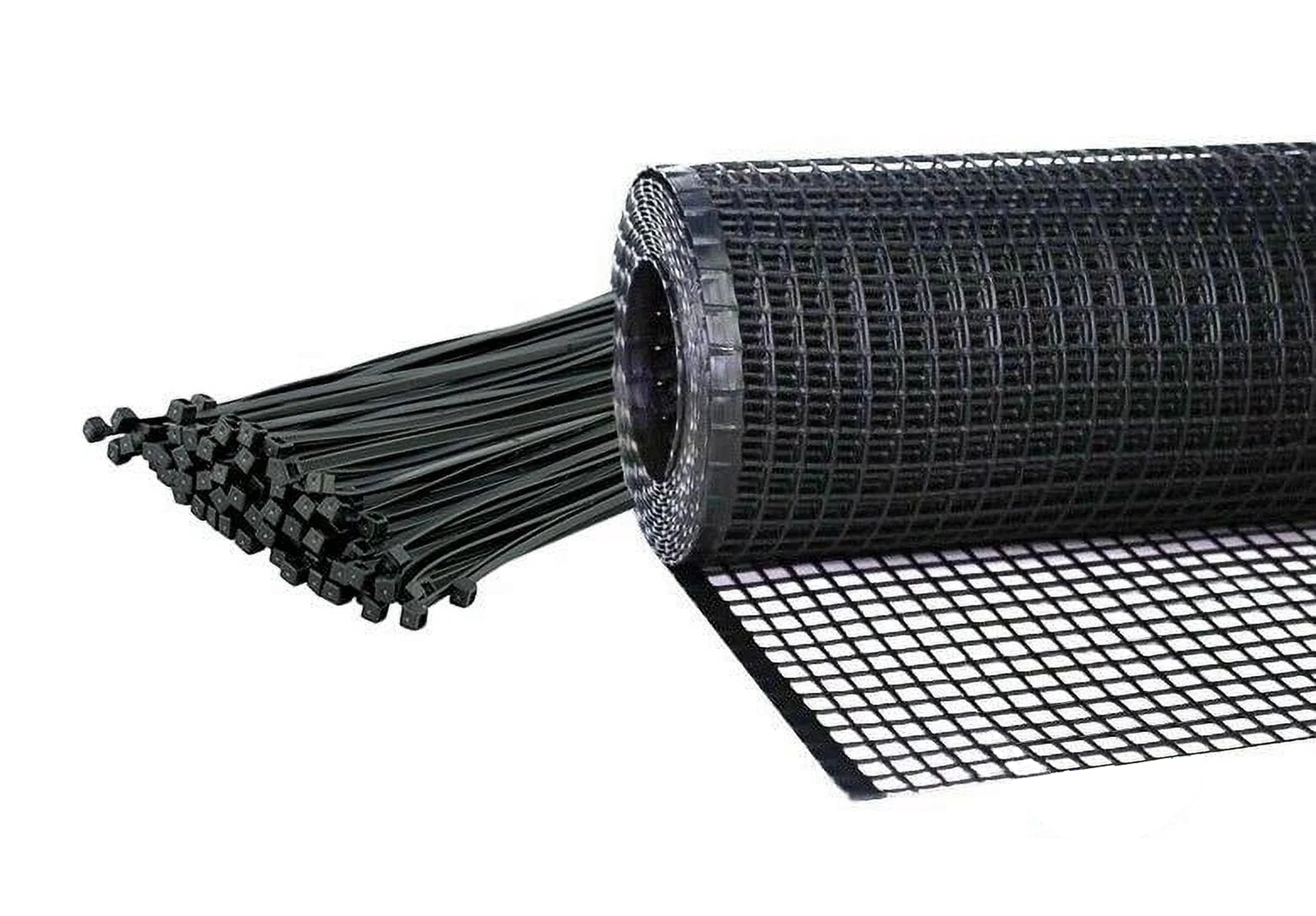 KidKusion Heavy Duty Deck Guard for Banister, Deck Railings, Safety Barrier, 16 ft, Black