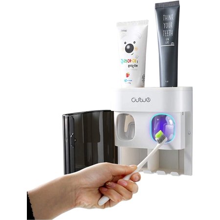 Distributeur de presse-dentifrice désinfectant pour enfant porte-brosse à dents Distributeur de presse-dentifrice désinfectant pour enfant porte-brosse à dents