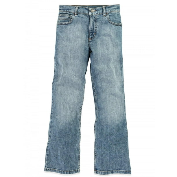 Wrangler - Wrangler Boys' 4-16 & Husky Classic Bootcut Jeans - Walmart ...