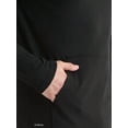 thumbnail image 4 of Athletic Works Men's Tri Blend Long Sleeve T-Shirt Hoodie, Sizes S-3XL, 4 of 5