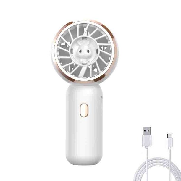 USLION-miniventilador de bolsillo para verano, ventilador de mano portátil, recargable, Enfriador de aire para viajes al aire libre Fivean unisex