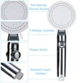 thumbnail image 3 of MONOBIN High Pressure Shower Head 5 Settings Fixed Showerhead 4.1 Inch High Flow Bathroom Showerhead for Luxury Shower Experience Even at Low Water Pressure, 3 of 5