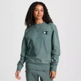 thumbnail image 6 of Champion Adult Sizing Iconic Embroidered Crewneck Sweatshirt - Dark Forest, Size XS-4XL, 6 of 6