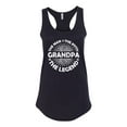 thumbnail image 2 of Wild Bobby, Grandpa Man Myth Legend Funny Dad Uncle Papa Dad Gift, Father's Day, Women Racerback Tank Top, Black, Small, 2 of 4