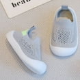 thumbnail image 3 of HUANBAI Baby Shoes Boys Girls Breathable Non Walking Sock Shoes First Walking Shoes With Soft Rubber Sole Infant Toddler Slipper Sneaker 2.5-3 Years, 3 of 7