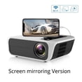 thumbnail image 1 of T500 Mini Projector 1080P High Definition LED Home Digital Projector Portable for Mobile Phone white_EU Plug, 1 of 4