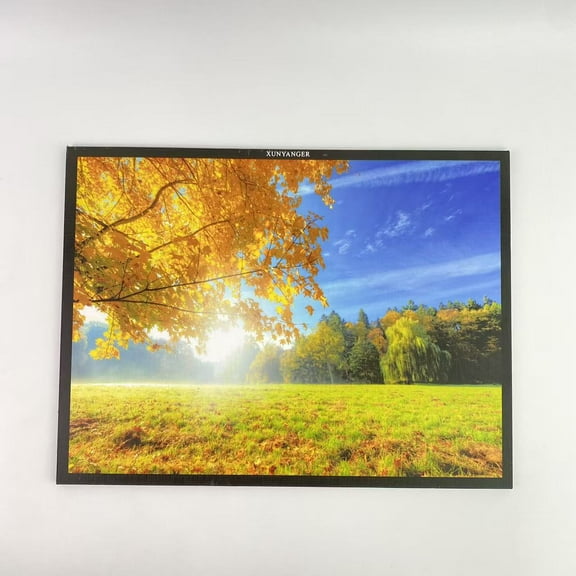 XUNYANGER Art pictures,Large Canvas Prints Wall Art Last Hint of Sunset Pictures Paintings for Living Room Bedroom Home Decorations Modern Stretched 12x16in