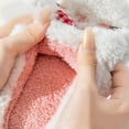 thumbnail image 6 of Cute Animal Slippers for Kids Fuzzy House Slippers Soft Warm Anti-Skid Memory Foam Slip on Shoes, 6 of 7