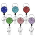 thumbnail image 4 of ZPAQI Retractables Keychains AntiLost Badges Holder Rhinestones Keyholder, 4 of 13