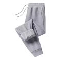 thumbnail image 4 of BODOAO women's and Men's Fleece Lined Joggers Korean Style Winter Athletic Sweatpants Thermal Hiking Workout Running Pants with Pockets Fashion Casual Pants Plus Thick Sweatpants GY1 XL, 4 of 4