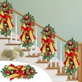thumbnail image 2 of Marryso Wreath for Christmas 1pc Garland Stairs Front Door Decoration Christmas Garland Decoration Front Door Stairs Decor Decorations And Pendants For All Seasons, 2 of 9