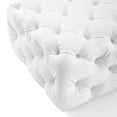 thumbnail image 5 of Modway Amour Tufted Button Square Faux Leather Ottoman in White, 5 of 7