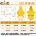 thumbnail image 3 of Puppy Raincoat Rain Boots Set Include 1 Set Dog Raincoat 2 Set Waterproof Dog Boots Shoes, Hooded Jacket Puppy Raincoat with Reflective Stripe for Small Medium Dog (Large), 3 of 7