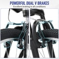 thumbnail image 5 of Ktaxon 26 inch 7 Speed Mountain Bike for Adult, Dual Shock Absorbers, Dual V Brake, Black, 5 of 12