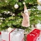 thumbnail image 1 of XWSHYW Decoraciones Navideñas Colgante Decorativo de Árbol de Navidad, Vestido de Vellón de Cordero, Sombrero Largo En Alas de Ángel, Colgante Pequeño para Niña, 1 of 5