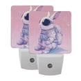 thumbnail image 7 of Rabbit Astronaut with Sunglasses Surreal LED Night Light with Smart Sensor Plug Into Wall Dusk to Dawn 2 packs, 7 of 7