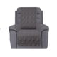 thumbnail image 1 of Ameritex Funda impermeable antideslizante para sillón reclinable que se mantiene en su lugar, protector de muebles, ideal para mascotas y niños (23 pulgadas, gris oscuro), 1 of 6