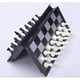 thumbnail image 1 of Tablero de ajedrez plegable magnético compacto de 25x25 cm con juego completo de 34 piezas de ajedrez, 1 of 2