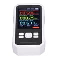 thumbnail image 1 of Electromagnetic Radiation Tester, 3 Colors Indicator Easy Operation Multifunctional Digital Radiation Tester With 3Pcs Battery For Home Appliances Black,White, 1 of 8