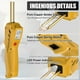 thumbnail image 5 of Herramienta de Soldadura Plástico Portátil con Carga Inalámbrica, Grapadora Caliente, Pistola Soldadora, Herramienta para Reparar Parachoques de Coche con 200 Grapadoras Amarillas, 5 of 5
