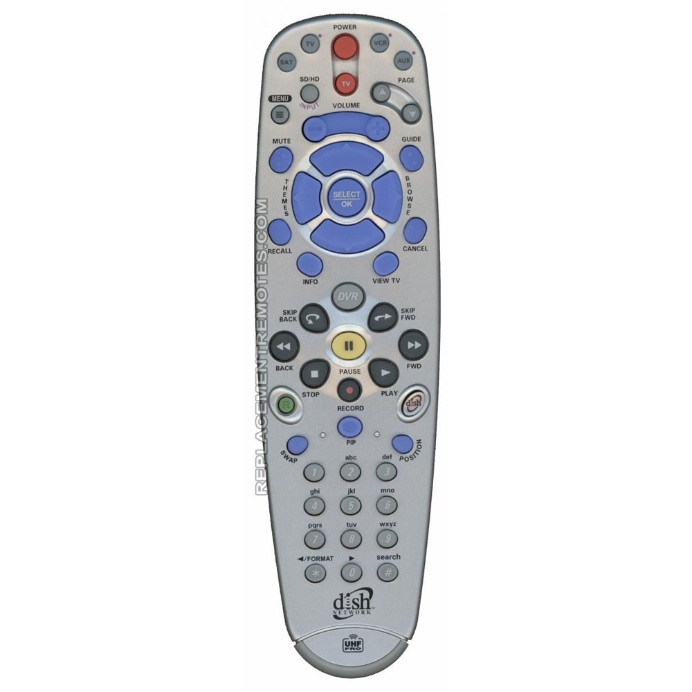8.0 UHF PRO (p/n 123214) Satellite Receiver Remote Control (refurbished) Walmart