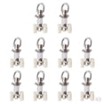 thumbnail image 1 of veasfak 30 Pcs Rouleaux de Rail de Rideau Transporteurs à Roulettes Rail de Draperie Glisseur, 1 of 5