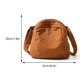 thumbnail image 2 of Bolsa Lona Casual Crossbody Monedero Cremallera Unisex Correa Ajustable Sólido Bolso Bolsa, 2 of 8