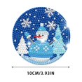 thumbnail image 3 of Festive Christmas Placemat Acrylic Cork Snowman Snowflake Santa Holiday Table Enhance Dining Experience, 3 of 8