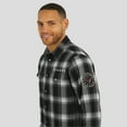 thumbnail image 6 of Men's Darius Rucker Collection by Fanatics Black Houston Texans Flannel Plaid Full-Snap Shirt, 6 of 6