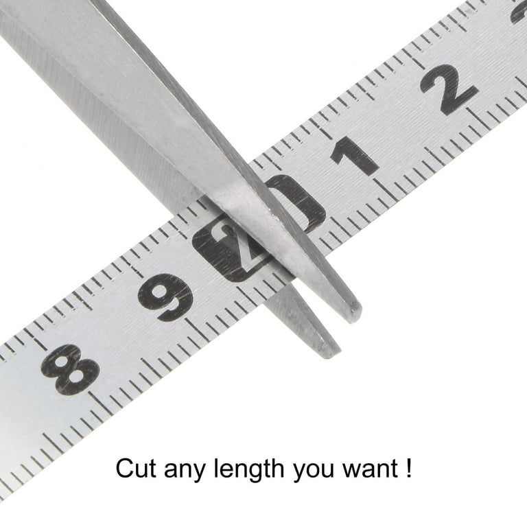 Metal Rulers, Different Length -20,30,50 Cm Stock Photo - Image of