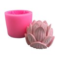 thumbnail image 3 of Molde de vela de flor de loto, molde de silicona para velas caseras, jabón, fondant, chocolate, dulces, pasteles, 3 of 8