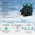 thumbnail image 5 of MammyGol Adjustable Ice Skates for Kids Boys and Girls, Hockey Lace-Up Skate, Teal Ice Skating Size 1-4 for Beginner, 5 of 5
