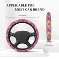 thumbnail image 2 of Yiaed Magic Mushrooms Steering Wheel Cover,Universal 15 Inch Anti Slip Steering Wheel Protector Car Accessories Interior for Auto Truck SUV, 2 of 5