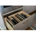 thumbnail image 3 of Goo-Ki 6 Pack Zinc Alloy Pulls Antique Brass Cabinet 3.78-Inch(96mm) Mid-Century Modern Hardware for Kitchen and Bathroom, 3 of 7