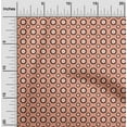 thumbnail image 1 of oneOone Tissu Georgette Viscose Imprimé Bloc Cercle Tissu de Couture Largeur 42 Pouces, 1 of 4