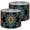 Color 4, variant on Mexican Linen Drum Lamp Shades Hand painted Traditional Mexican Tile Floral Fruit Motifs 13" x 13" x 10" Lampshade for Table Lamps Floor Lamps Lamp Shade Replacement Easy Assembly Required