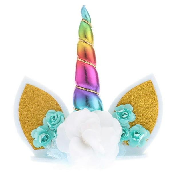 unicorn cake toppers unicorn horn ears cake decorations