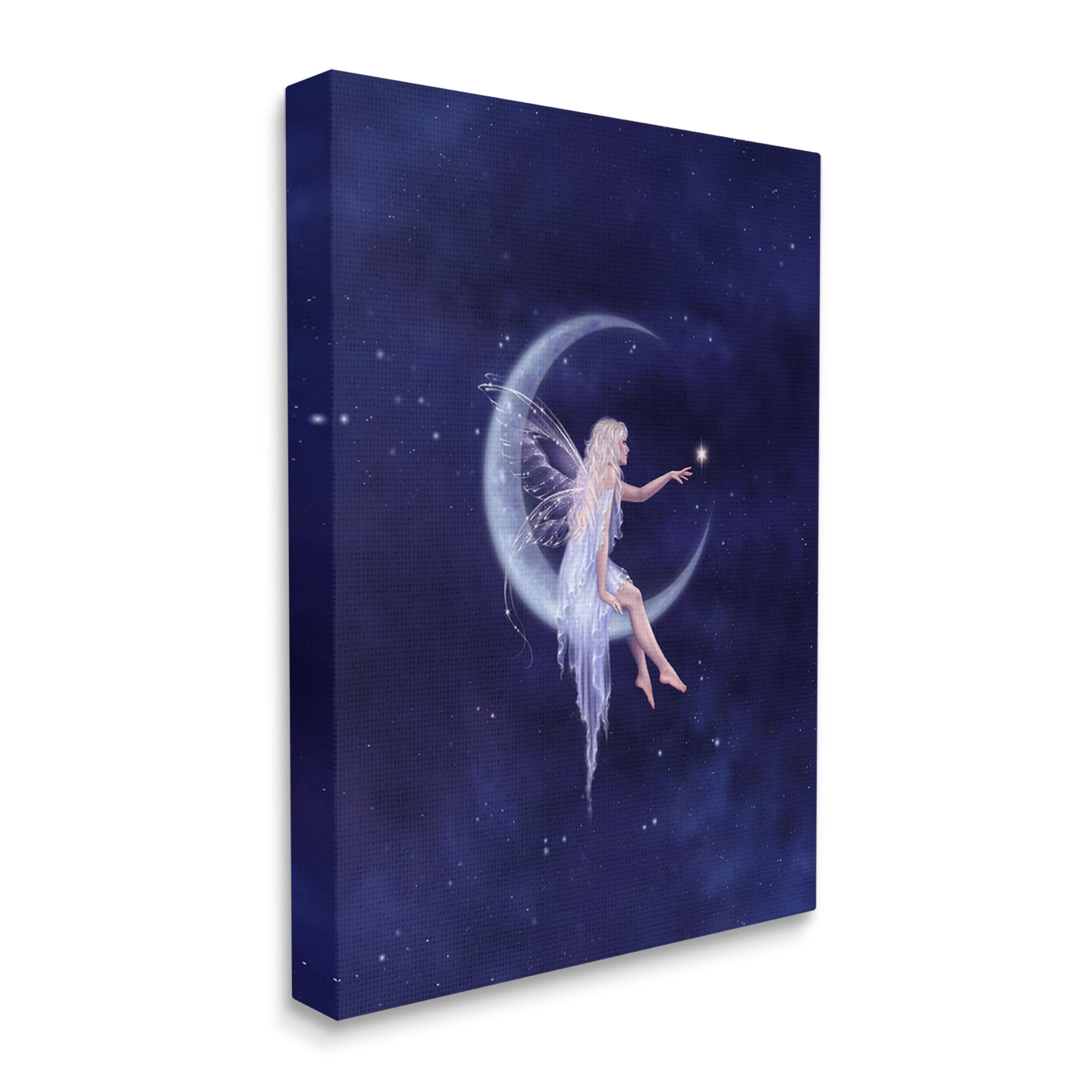 Stupell Industries Birth of a Star Fairy Fairy Tales & Fantasy Painting Gallery Wrapped Canvas Art Print Wall Art, 30 x 40