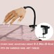 thumbnail image 5 of Nail Practice Hand Silicone Fake Hand with Stand Bracket for Acrylic Nails Bendable Mannequin Hands for Nail Techs Practice Nail Art (Colorful Right hand 3#), 5 of 5