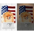 thumbnail image 2 of Caroline's Treasures LH9034CNL Flag with Pomeranian Ceramic Night Light, 6x4x3", multicolor, 2 of 2