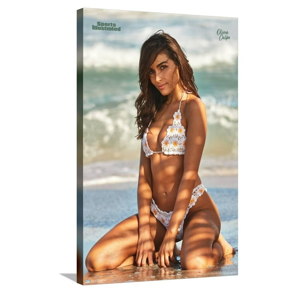 Sports Illustrated: Swimsuit Edition - Olivia Culpo 21 Canvas Wall Poster, 22.375" x 34"