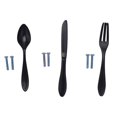 thumbnail image 1 of Poignée de Porte 3 Poignées Poignée de Cuisine - Noir, 1 of 5