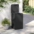 thumbnail image 3 of vidaXL Outdoor Garbage Bin Anthracite 15"x15"x25.6" PP, 3 of 8