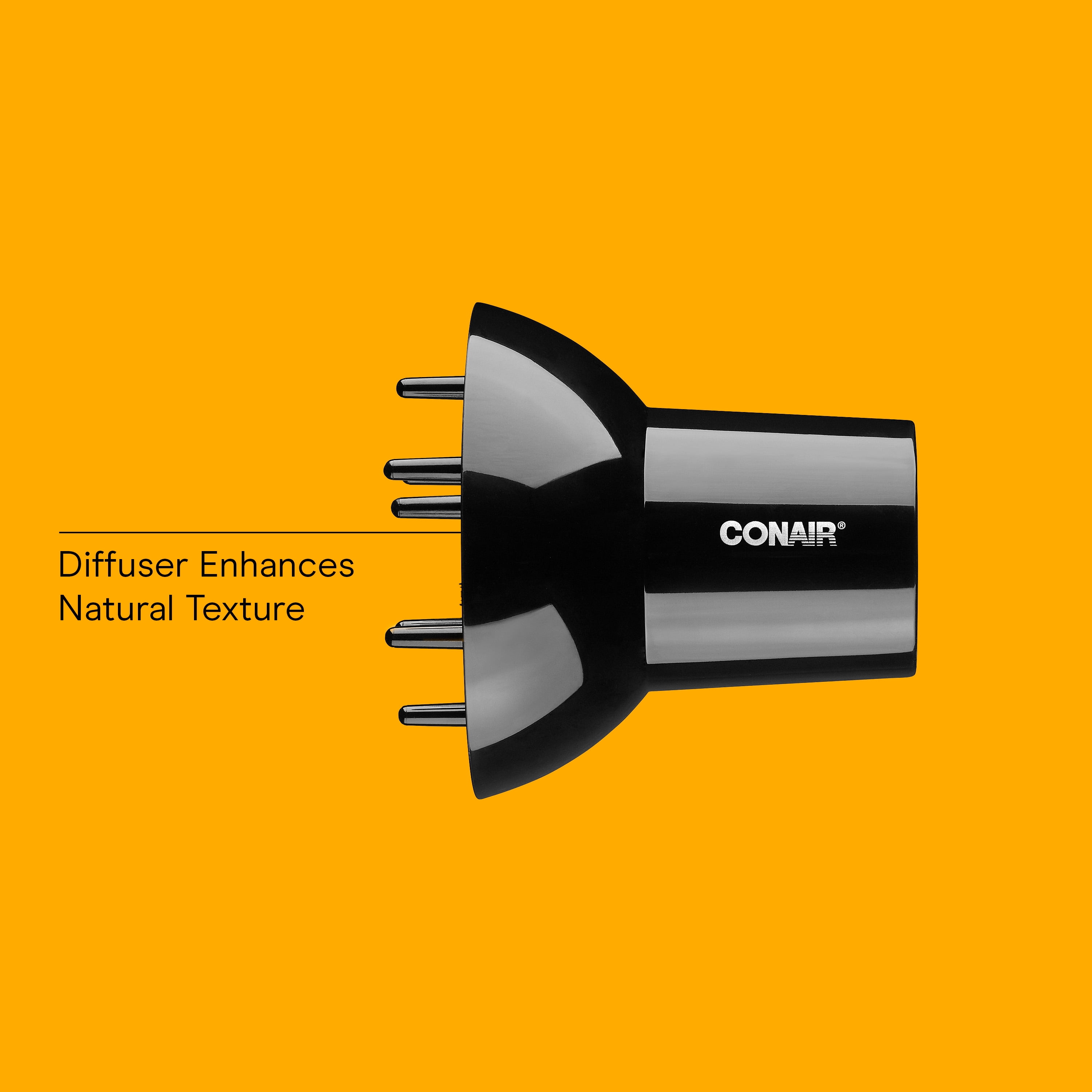 Conair Universal Volumizing Diffuser Attachment for Hair Dryer, For 1.75" to 2.3" Nozzles