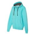 thumbnail image 2 of Fruit of the Loom Women's Sofspun® Full-Zip Hooded Sweatshirt LSF73R Scuba Blue M, 2 of 5