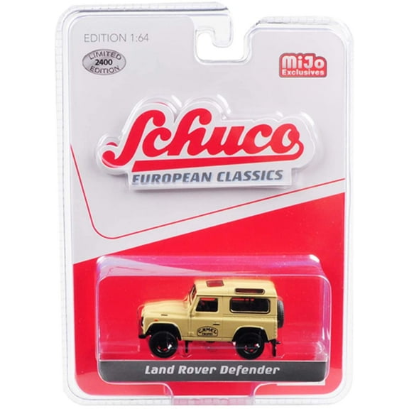 NEW DIECAST TOYS CAR SCHUCO 1:64 EUROPEAN CLASSICS - LAND ROVER DEFENDER 90 (SILVER) - MIJO EXCLUSIVES 8500