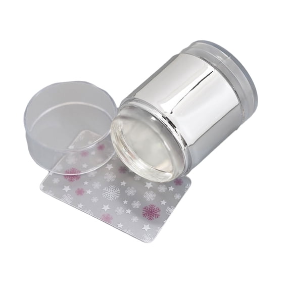 Drrntien Jelly Clear Nail Stamper Nail Scrapers Silicone Nail Art Stamper Nail Stamping Kits DIY Nail Art Tools Nail Salon-Home
