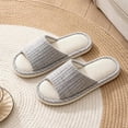 thumbnail image 5 of Busydd Soft Sole Women's Indoor Slippers Open Toe Slip on Shoes Casual Comfortable Home House Slippers 42, 5 of 5