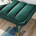 thumbnail image 7 of Modway Guess Channel Tufted Performance Velvet Accent Bench in Green, 7 of 7