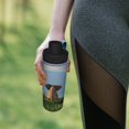 thumbnail image 6 of Goofa Elephant Dog Print 18oz Sports Insulated Kettle With Straw Water Bottle Sports Water Bottle For Running Hiking Cycling Climbing Mans Womans, 6 of 7